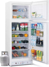 SMAD 265L LPG & AC Powered Absorption Fridge with Freezer – Silent & Off-Grid Ready