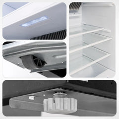 SMAD 540 L Refrigerador de Propano de Acero Inoxidable – Refrigerador a Gas para Casas Fuera de la Red, Cabañas y Viviendas Remotas