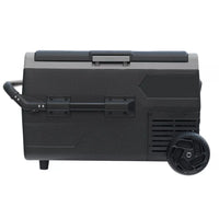 SMAD 12V/24V 50L Tragbarer Auto-Kühlschrank – Energieeffizient, Leiser Kompressor, Kompaktes Design für Wohnmobile, Lkw und Camping – Schwarz