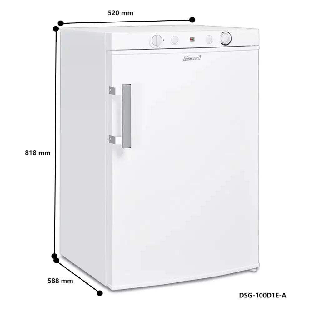 SMAD_100L_GAS_FRIDGE_DIMENSION_DRAWING