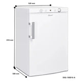 SMAD_100L_GAS_FRIDGE_DIMENSION_DRAWING
