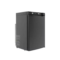 SMAD 100L 3-Way Portable Cooler Freezer - Large Absorption Fridge Freezer for Caravans and Campervans - AC/DC/GAS Powered, 0-10°C Refrigerator, -12°C to 0°C Freezer, LED Lighting, Reversible Door - Smad EU