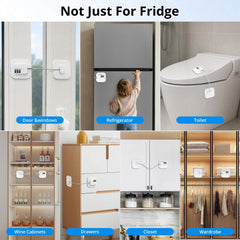 SMAD 2 Pack 18.8cm Cable Lock with 3-Digit Combination, Child Safety Lock for Refrigerators, Freezers, Cabinets and Drawers