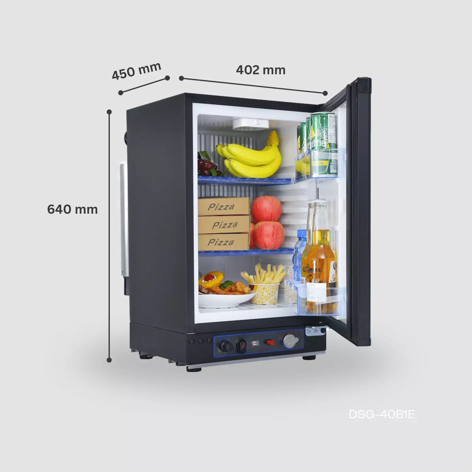 Smad_40L_3_Way_Fridge_Under_Control_Pannel_Dimension_Image_DSG-40B1E