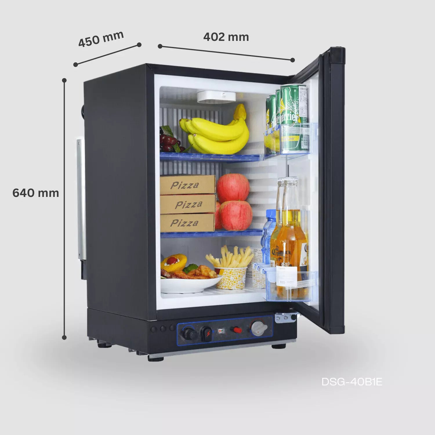 Smad_40L_3_Way_Fridge_Under_Control_Pannel_Dimension_Image_DSG