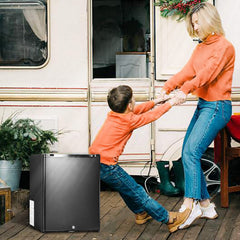 Smad Absorption Fridge 60L – Large Capacity & Powerful Cooling, Silent Operation, With Lock – 12V DC / 230V AC – For Truck, Cabin, Office, Static Camping, Outdoor Use – 0–10°C