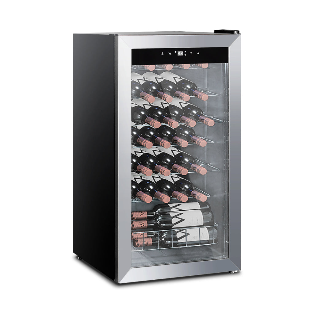 SMAD Nevera de vino - 95L Enfriador de vino para 33 botellas – Smad EU