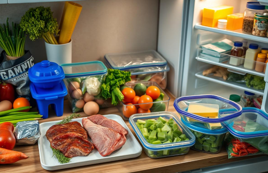 DIY Outdoor Cooking Guide: How to Store and Prepare Fresh Food with a Camping Fridge