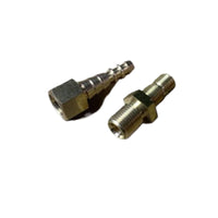 Brass Gas Inlet Nozzle Adapter Set for Absorption Refrigerator – Hose Barb and Male Thread Connector Fittings