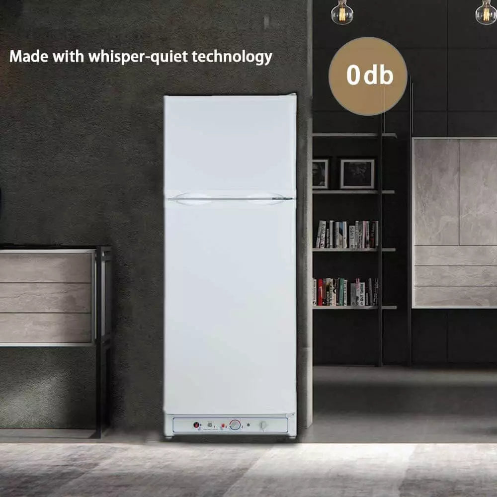 SMAD 265L LPG & AC Powered Absorption Fridge with Freezer – Silent & Off-Grid Ready