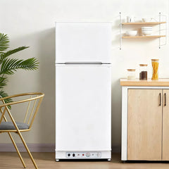 SMAD 390L 2-Way Absorption Fridge – Propane & 220V Off-Grid RV / Camper / Cabin Refrigerator with Freezer