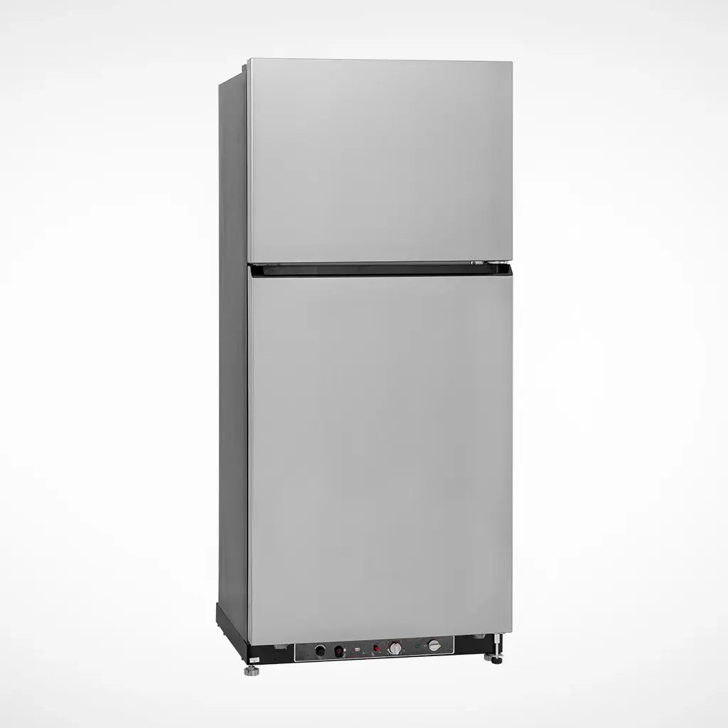 SMAD 540 L Refrigerador de Propano de Acero Inoxidable – Refrigerador a Gas para Casas Fuera de la Red, Cabañas y Viviendas Remotas
