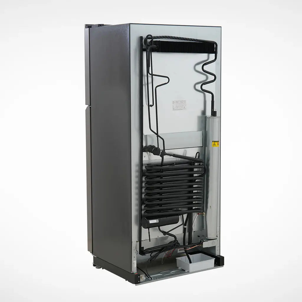 SMAD 540 L Refrigerador de Propano de Acero Inoxidable – Refrigerador a Gas para Casas Fuera de la Red, Cabañas y Viviendas Remotas
