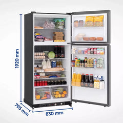 SMAD 540 L Refrigerador de Propano de Acero Inoxidable – Refrigerador a Gas para Casas Fuera de la Red, Cabañas y Viviendas Remotas
