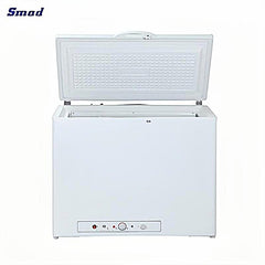 SMAD 2-in-1 Gas and Electric Freezer: 200L Capacity, -12°C Temperature, Easy to Clean, Adjustable Foot, Hanging Basket - Silent Operation, Eco-Friendly