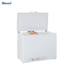 SMAD 2-in-1 Gas and Electric Freezer: 200L Capacity, -12°C Temperature, Easy to Clean, Adjustable Foot, Hanging Basket - Silent Operation, Eco-Friendly