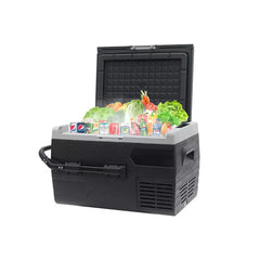 SMAD Nevera Portátil para Coche de 12V/24V 50L – Eficiente en Energía, Compresor Silencioso, Diseño Compacto para Autocaravanas, Camiones y Camping – Negra
