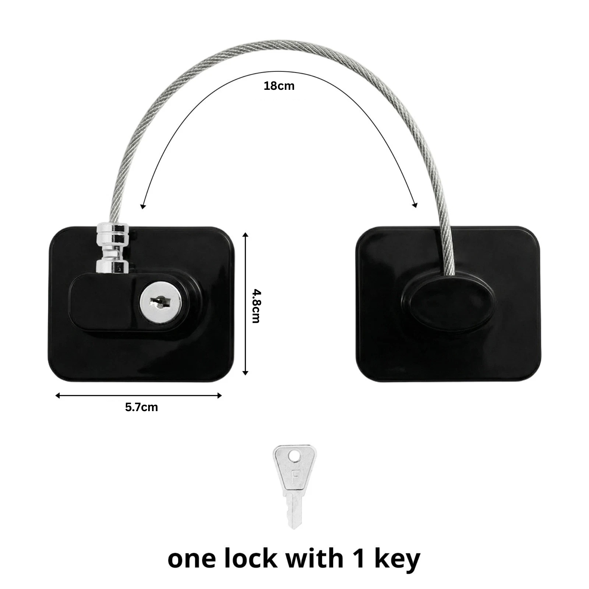 SMAD_Generic_2_Pack_Cable_Locks_Black_Dimension