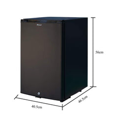 SMAD Absorptionskühlschrank - 40L geräumiger und zuverlässiger Kühler mit Schloss für Wohnwagen, Wohnmobil, Camping, Büro - AC/DC, 0-10℃, leise Kühlung