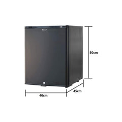 SMAD Mini-Kühlschrank - 30L kompakter und vielseitiger Absorptionskühlschrank mit Schloss für Zuhause, Hotel, Wohnmobil, Camping - AC/DC, 0-10℃, leise Kühlung, umweltfreundlich, reversible Tür