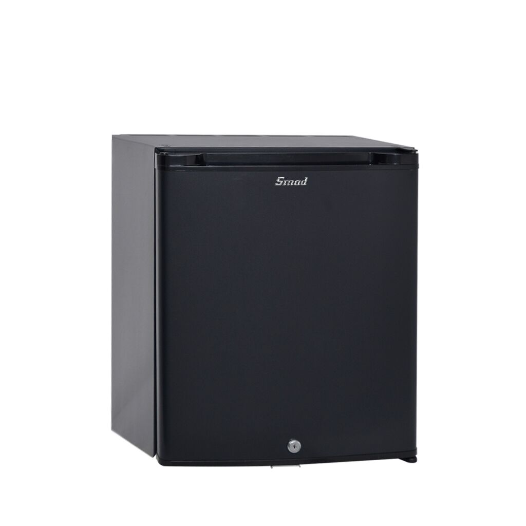 SMAD Mini Réfrigérateur - 30L Réfrigérateur à absorption compact et polyvalent avec serrure pour la maison, l’hôtel, le camping-car, le camping - AC/DC, 0-10℃, refroidissement silencieux, écologique, porte réversible