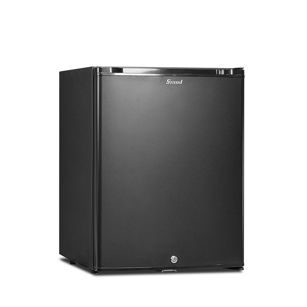 SMAD Absorptionskühlschrank - 40L geräumiger und zuverlässiger Kühler mit Schloss für Wohnwagen, Wohnmobil, Camping, Büro - AC/DC, 0-10℃, leise Kühlung